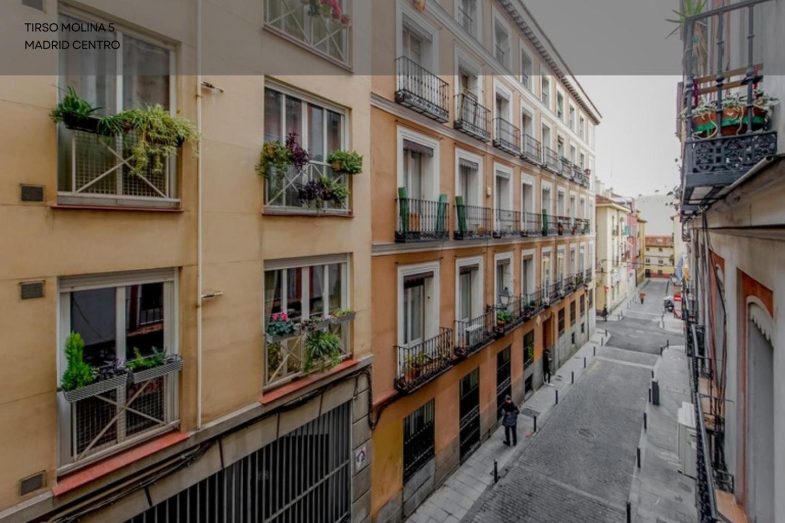 Modern Apt Para 6Pax En La Plaza De Tirso-Centro E1 Madrid Ngoại thất bức ảnh